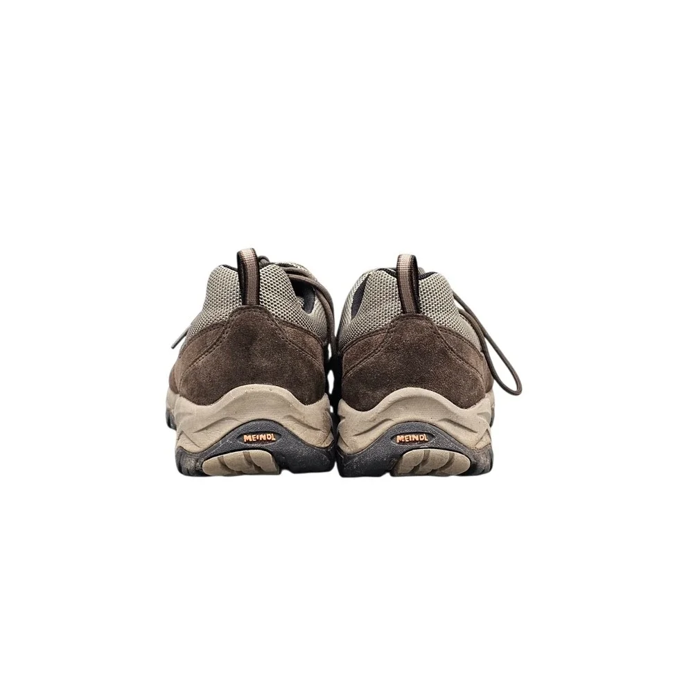 Meindl Men's Size 10.5 EUC Pflege:ll Brown Leather Goretax Hiking Sneakers Shoes